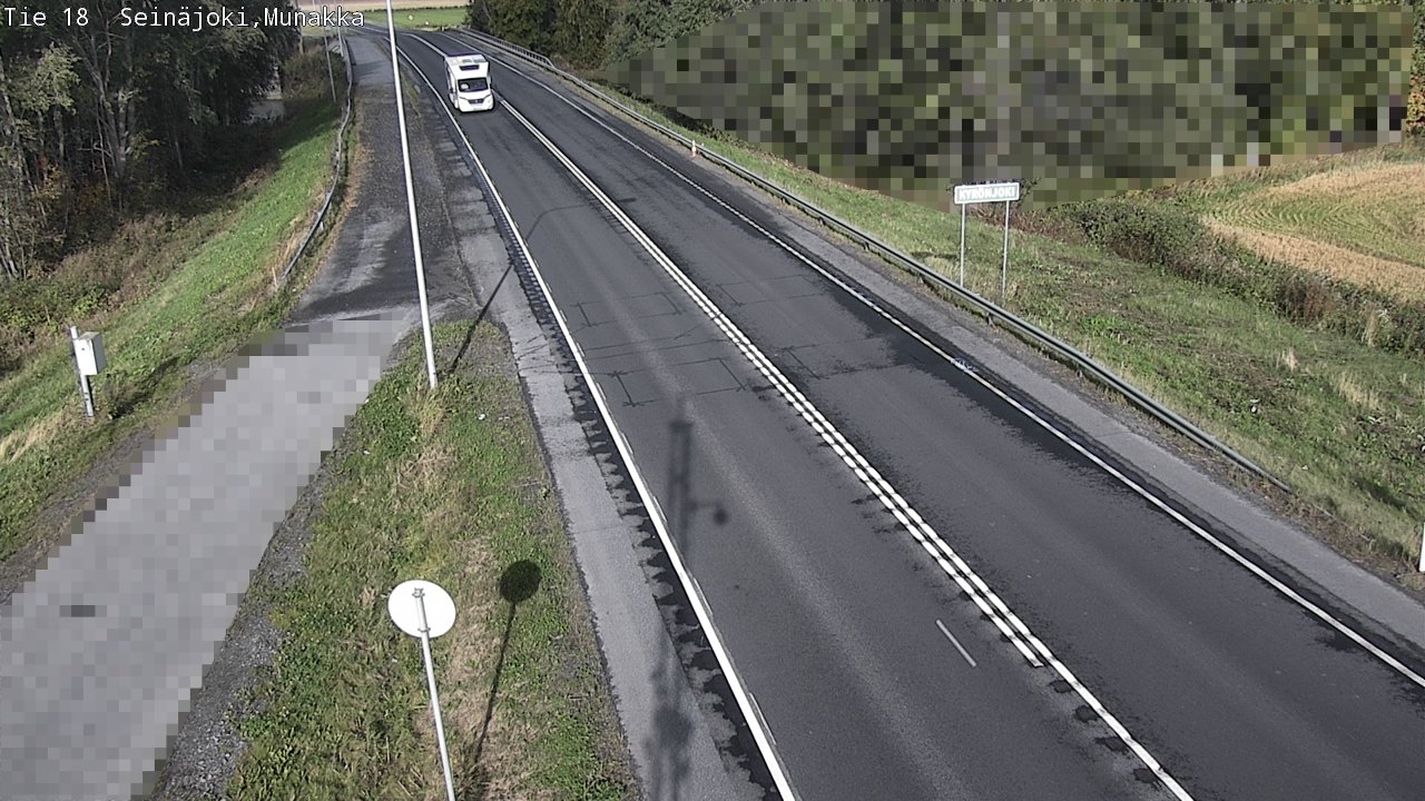 Weather Camera Image Road 18 Seinäjoki, Munakka, Seinäjoki, Etelä-Pohjanmaa