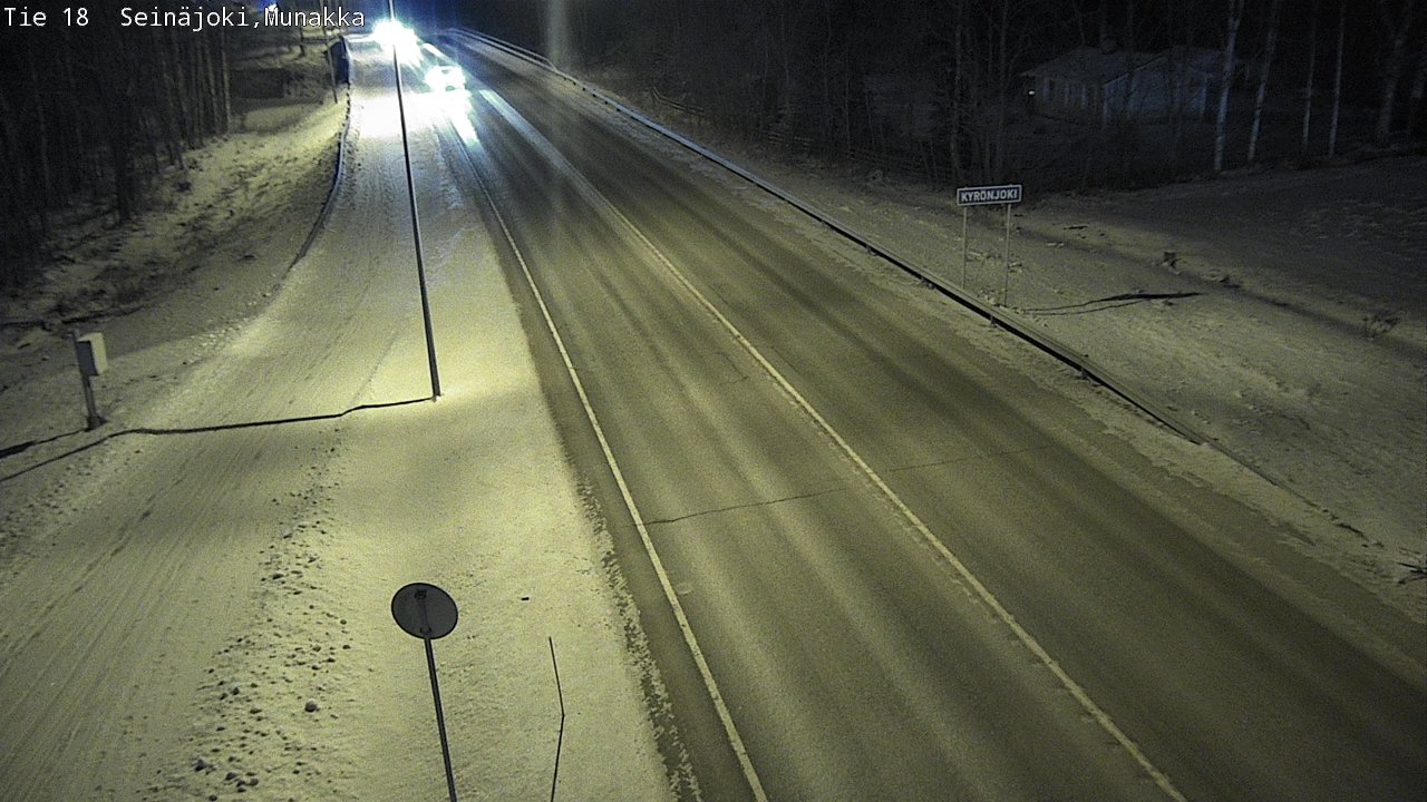 Weather Camera Image Väg 18 Seinäjoki, Munakka, Seinäjoki, Etelä-Pohjanmaa
