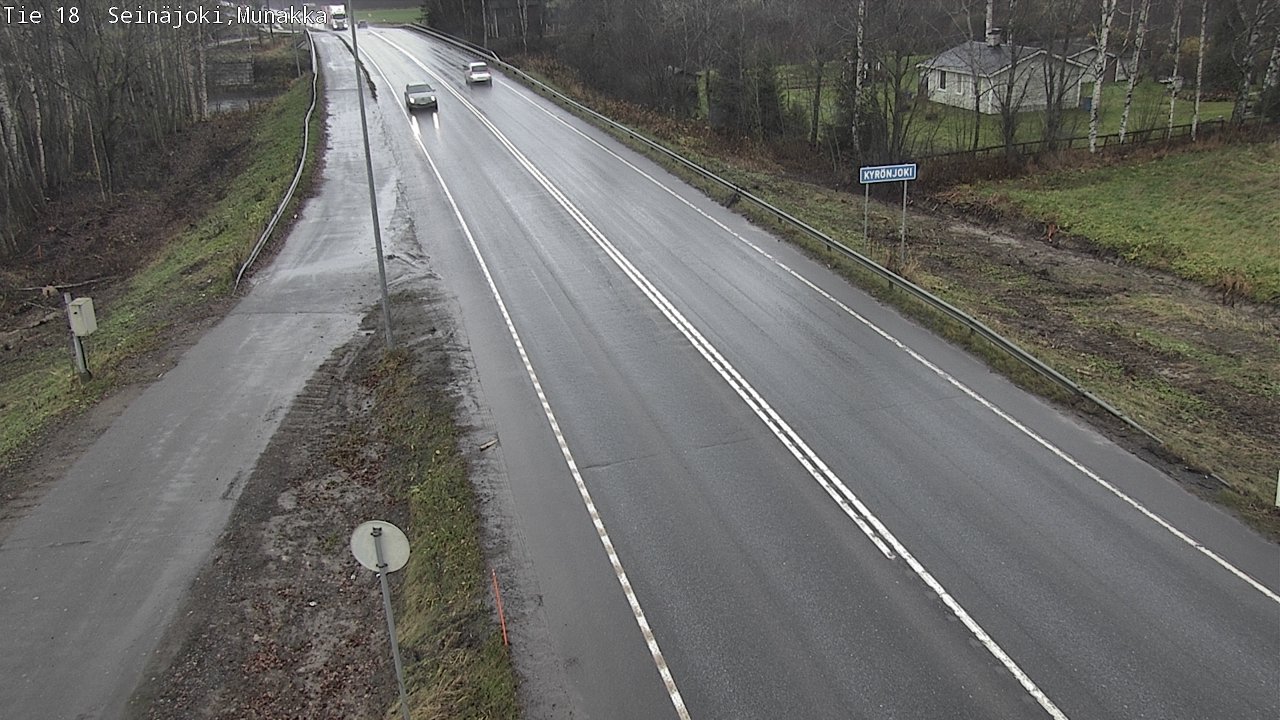 Weather Camera Image Väg 18 Seinäjoki, Munakka, Seinäjoki, Etelä-Pohjanmaa
