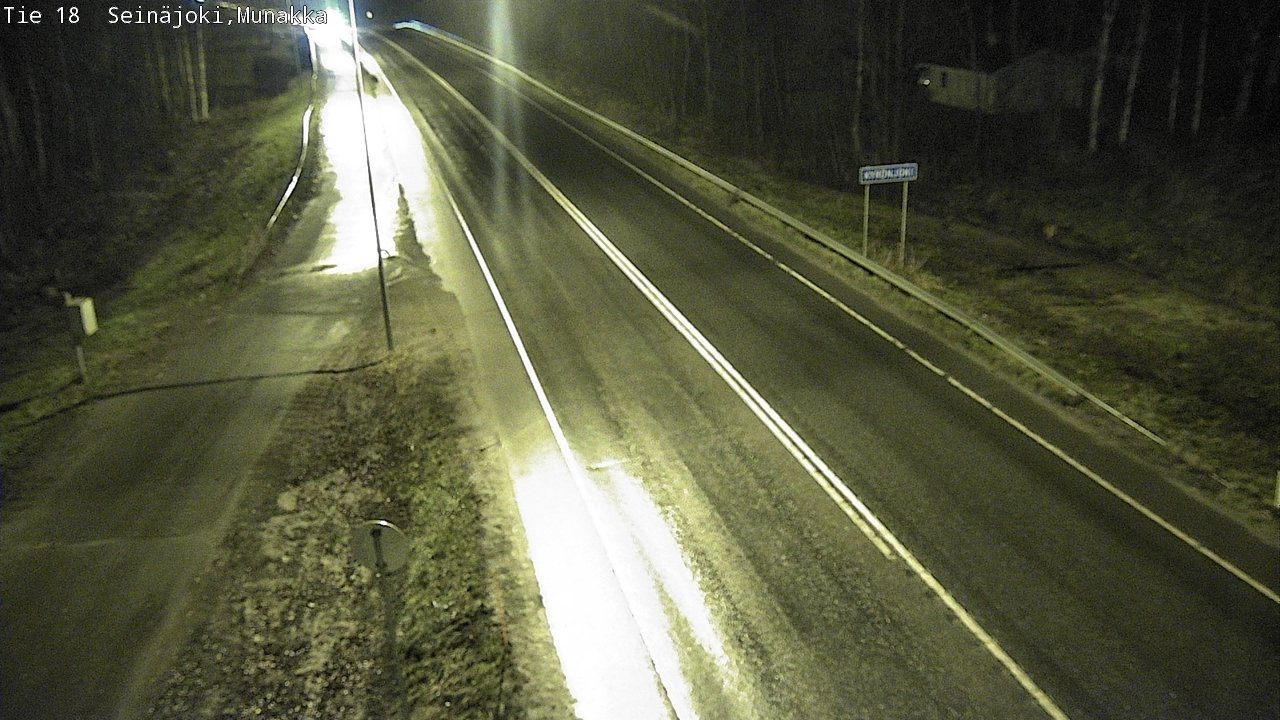 Weather Camera Image Road 18 Seinäjoki, Munakka, Seinäjoki, Etelä-Pohjanmaa