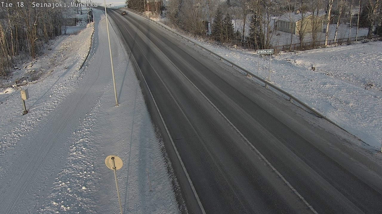 Weather Camera Image Road 18 Seinäjoki, Munakka, Seinäjoki, Etelä-Pohjanmaa