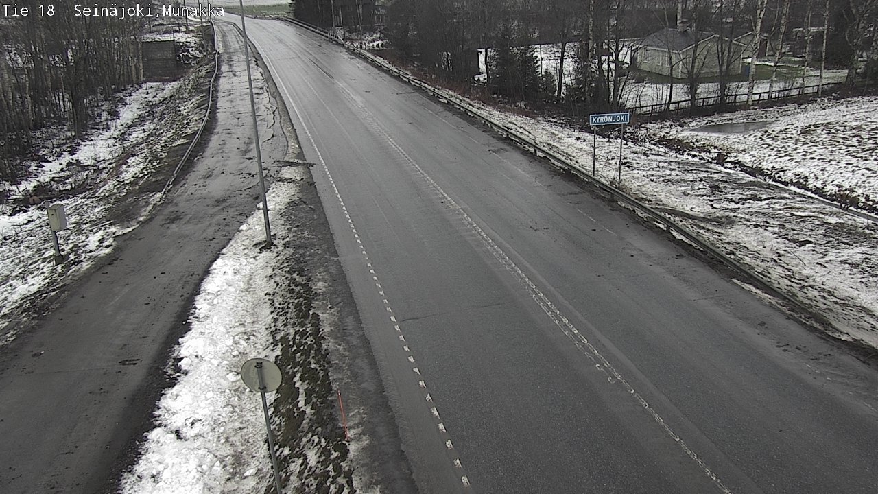 Weather Camera Image Road 18 Seinäjoki, Munakka, Seinäjoki, Etelä-Pohjanmaa