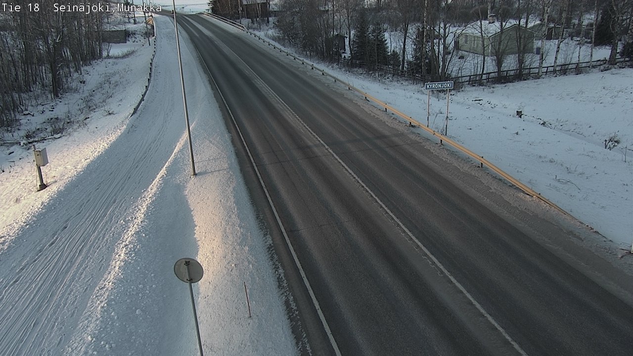Weather Camera Image Road 18 Seinäjoki, Munakka, Seinäjoki, Etelä-Pohjanmaa