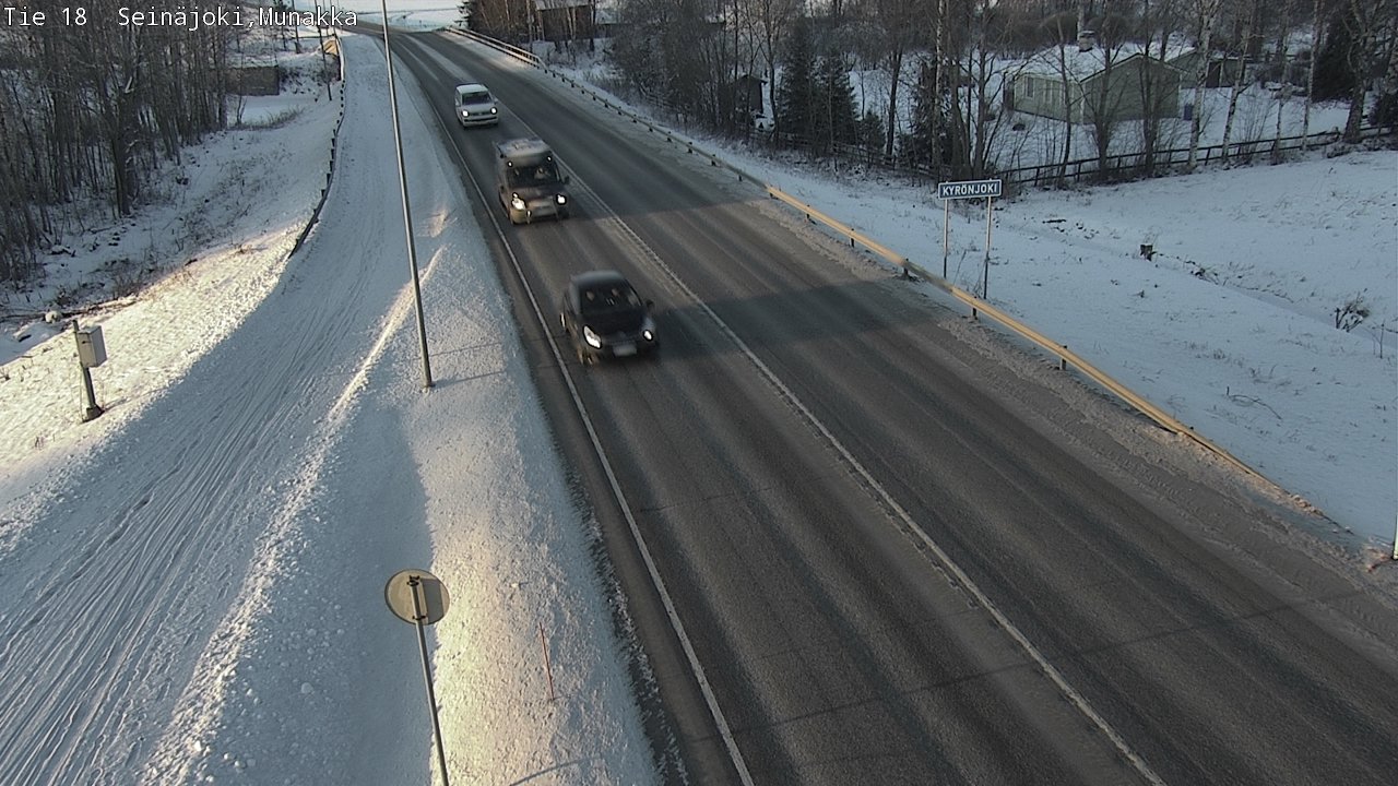 Weather Camera Image Road 18 Seinäjoki, Munakka, Seinäjoki, Etelä-Pohjanmaa