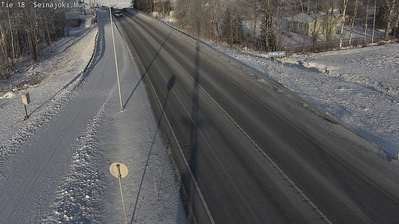 Weather Camera Image Road 18 Seinäjoki, Munakka, Seinäjoki, Etelä-Pohjanmaa