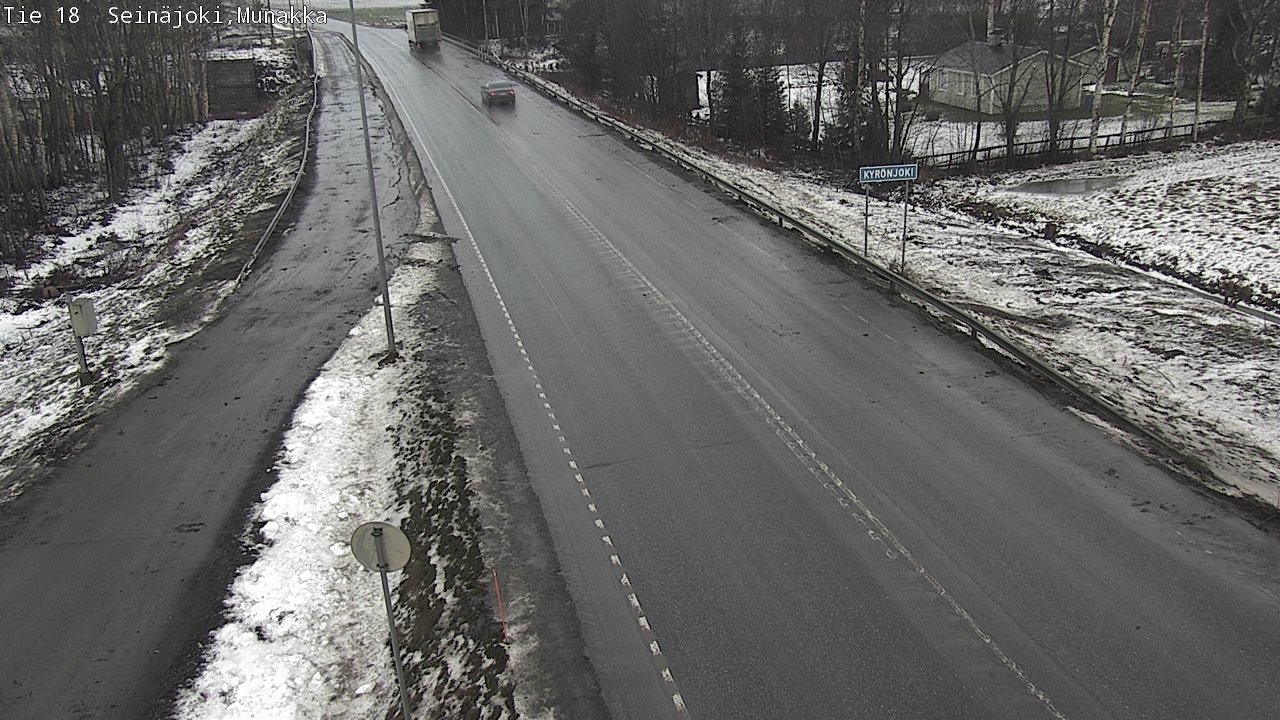 Weather Camera Image Road 18 Seinäjoki, Munakka, Seinäjoki, Etelä-Pohjanmaa
