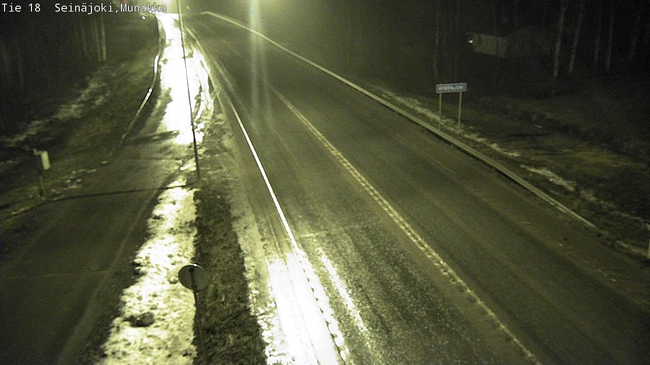 Weather Camera Image Road 18 Seinäjoki, Munakka, Seinäjoki, Etelä-Pohjanmaa