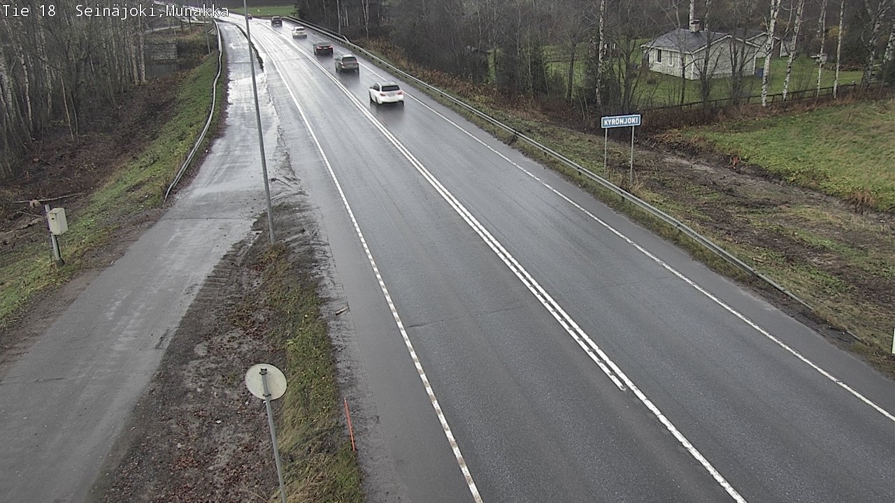 Weather Camera Image Väg 18 Seinäjoki, Munakka, Seinäjoki, Etelä-Pohjanmaa