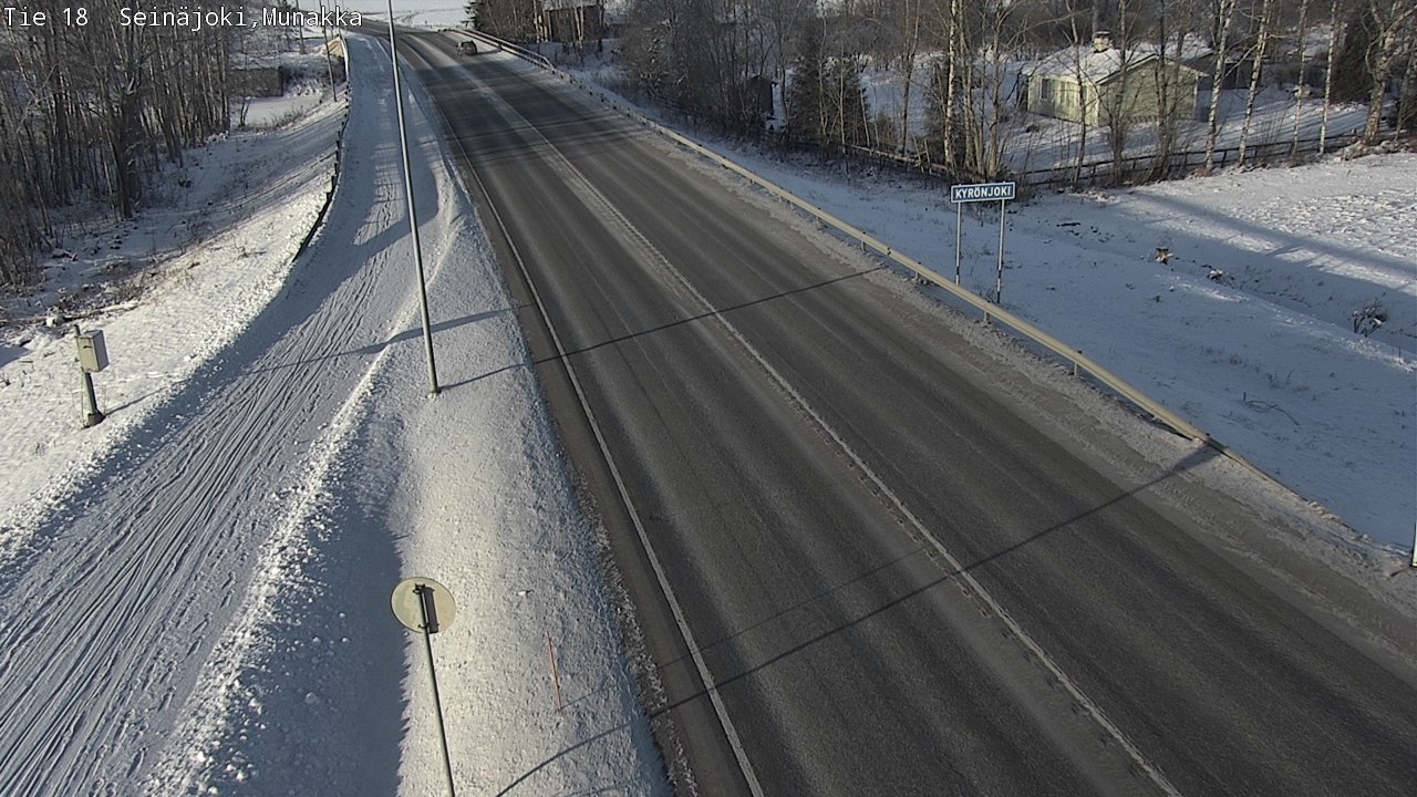Weather Camera Image Road 18 Seinäjoki, Munakka, Seinäjoki, Etelä-Pohjanmaa