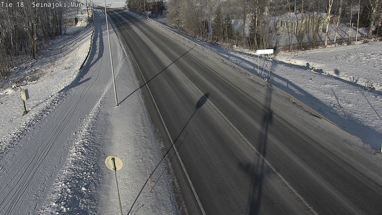 Weather Camera Image Road 18 Seinäjoki, Munakka, Seinäjoki, Etelä-Pohjanmaa