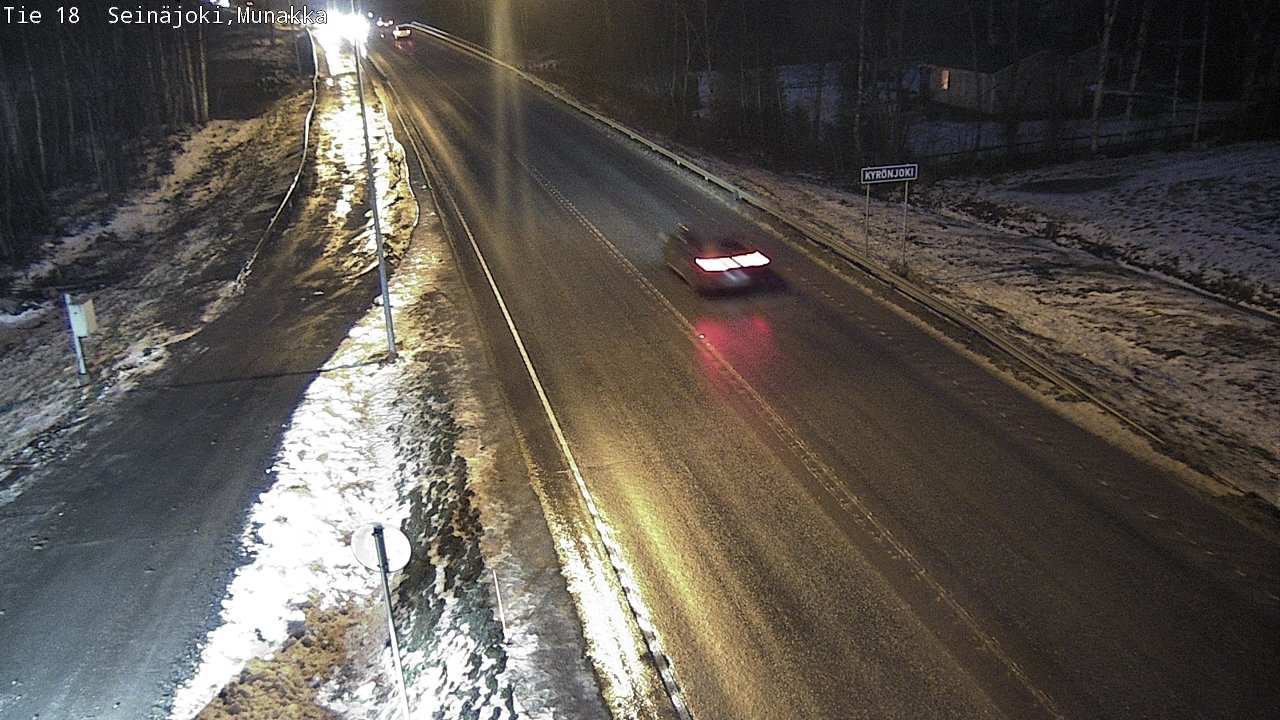 Weather Camera Image Road 18 Seinäjoki, Munakka, Seinäjoki, Etelä-Pohjanmaa