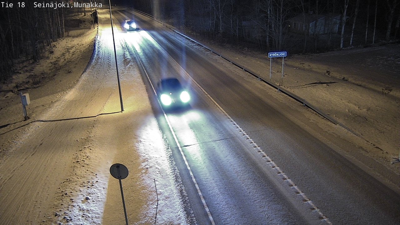 Weather Camera Image Road 18 Seinäjoki, Munakka, Seinäjoki, Etelä-Pohjanmaa
