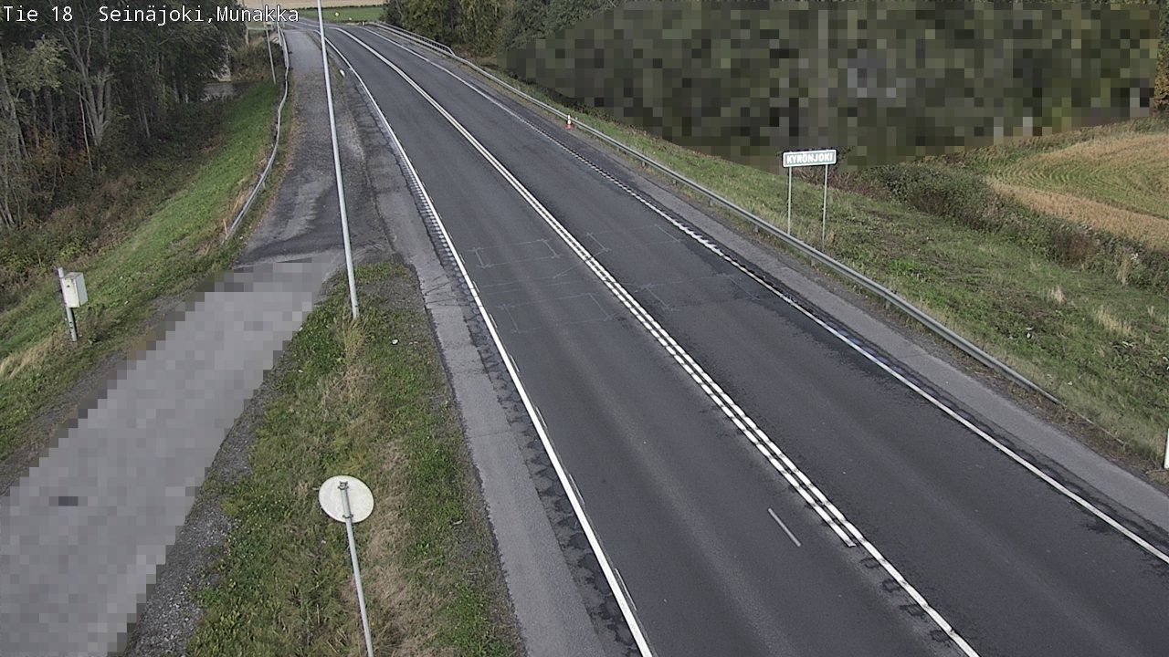 Weather Camera Image Road 18 Seinäjoki, Munakka, Seinäjoki, Etelä-Pohjanmaa
