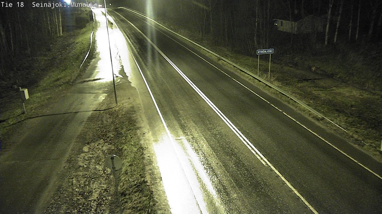 Weather Camera Image Road 18 Seinäjoki, Munakka, Seinäjoki, Etelä-Pohjanmaa