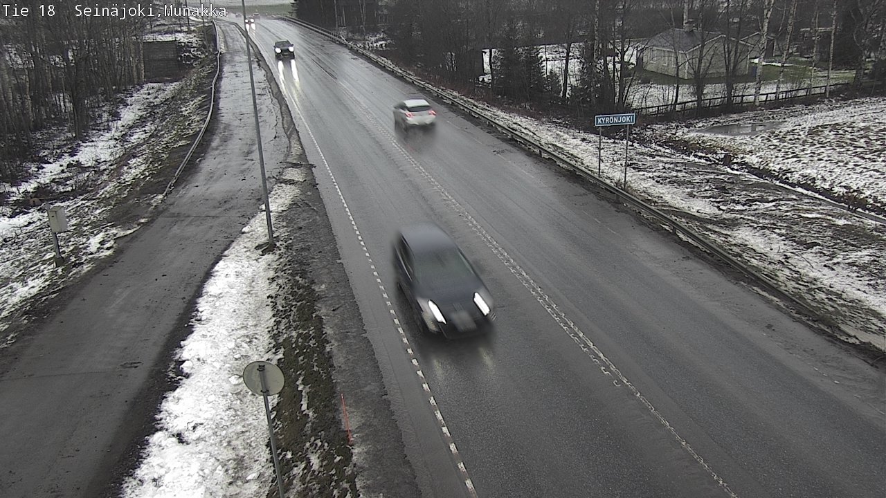 Weather Camera Image Road 18 Seinäjoki, Munakka, Seinäjoki, Etelä-Pohjanmaa