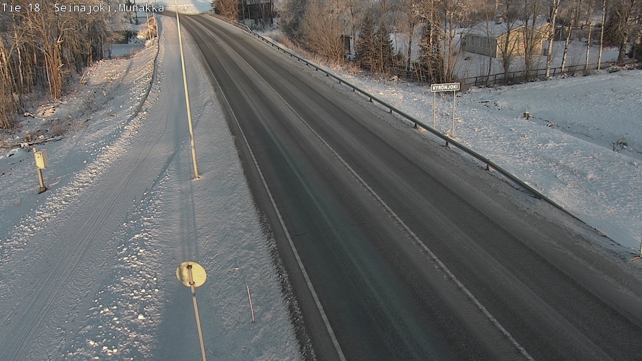 Weather Camera Image Road 18 Seinäjoki, Munakka, Seinäjoki, Etelä-Pohjanmaa
