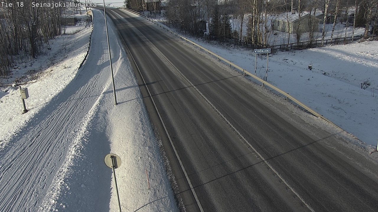Weather Camera Image Road 18 Seinäjoki, Munakka, Seinäjoki, Etelä-Pohjanmaa