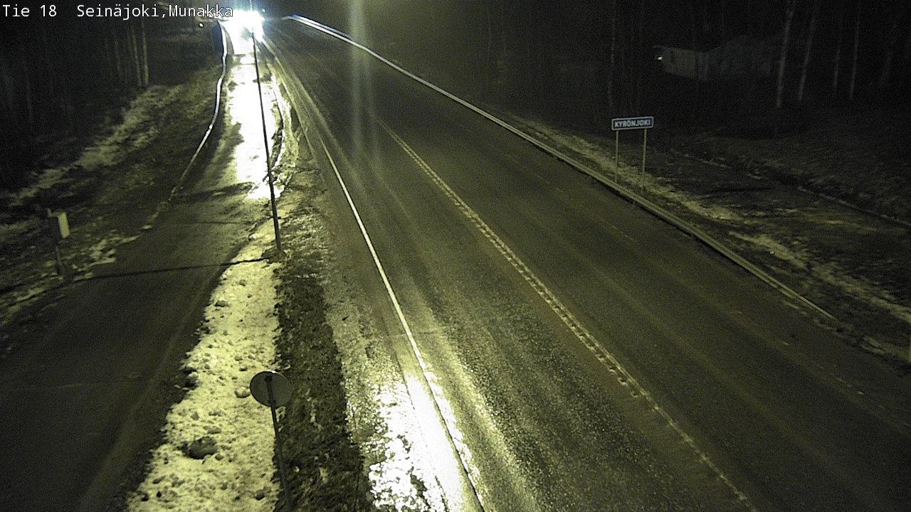 Weather Camera Image Road 18 Seinäjoki, Munakka, Seinäjoki, Etelä-Pohjanmaa
