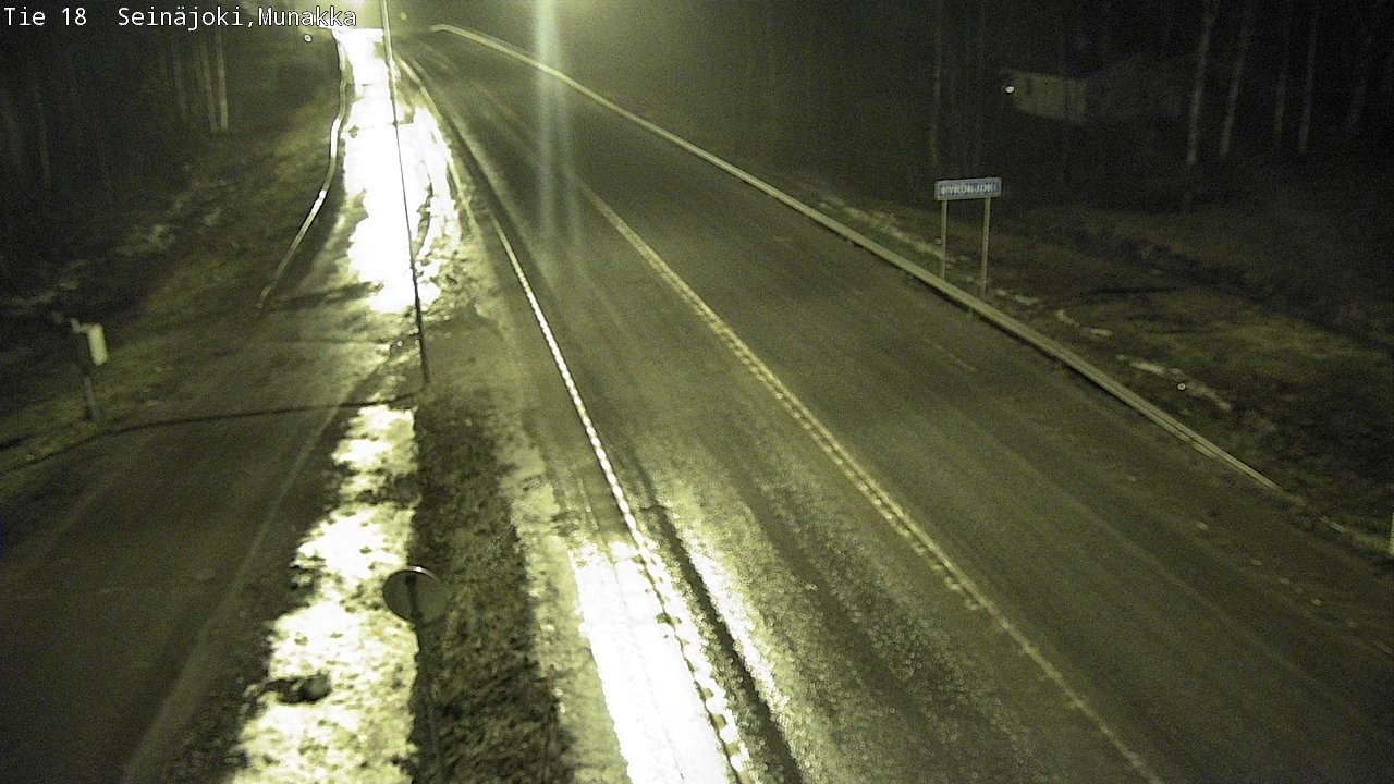 Weather Camera Image Väg 18 Seinäjoki, Munakka, Seinäjoki, Etelä-Pohjanmaa