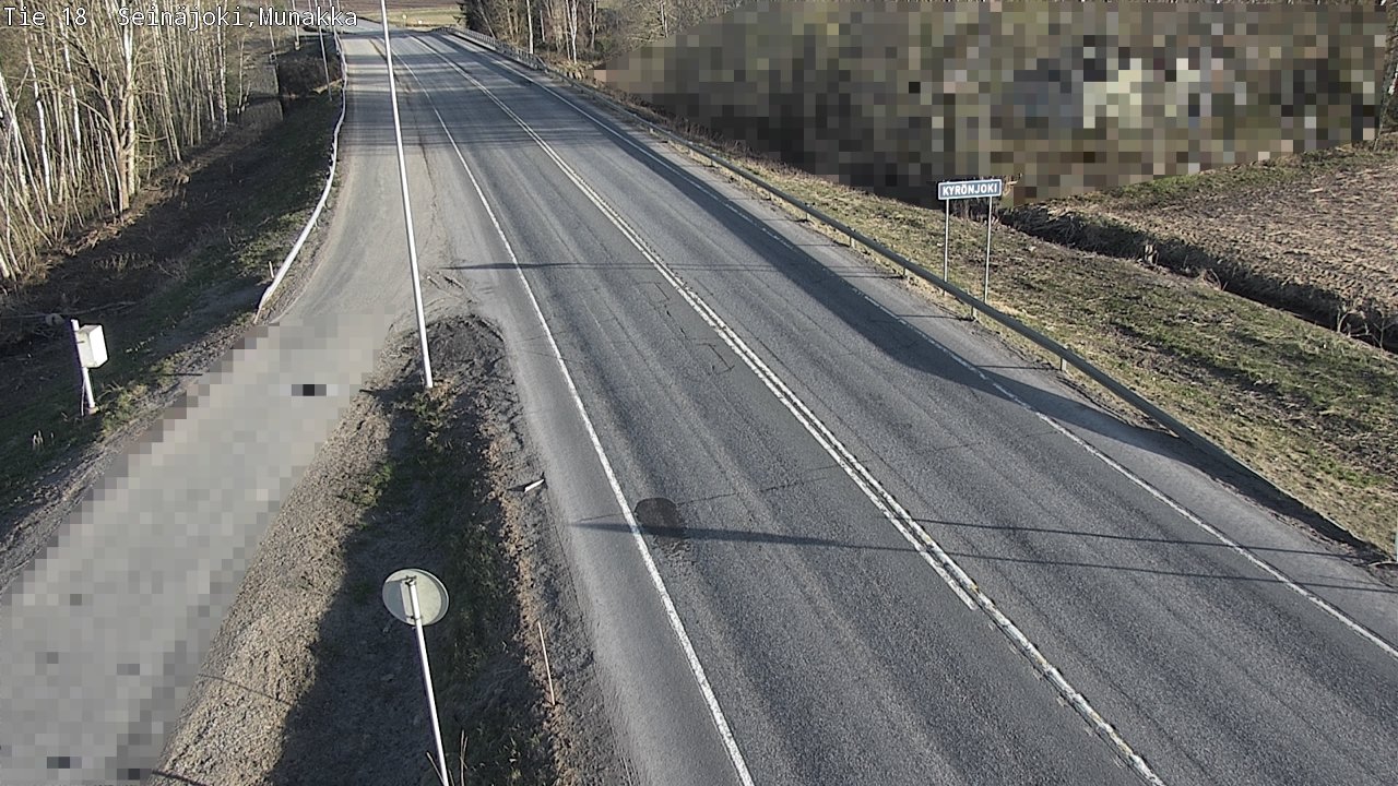 Weather Camera Image Väg 18 Seinäjoki, Munakka, Seinäjoki, Etelä-Pohjanmaa