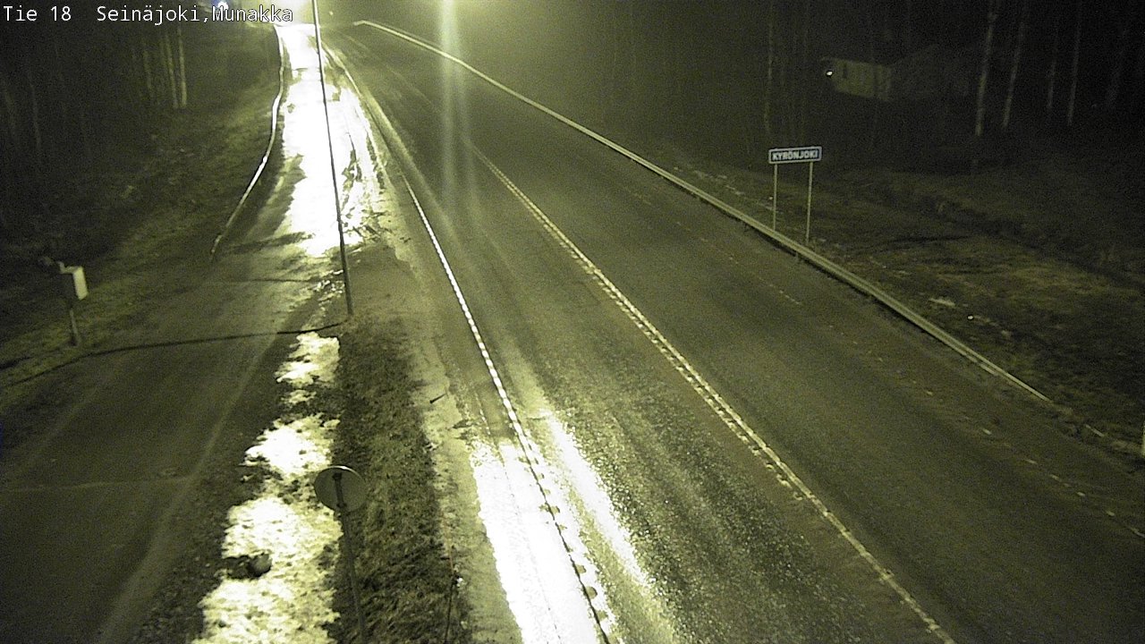 Weather Camera Image Väg 18 Seinäjoki, Munakka, Seinäjoki, Etelä-Pohjanmaa