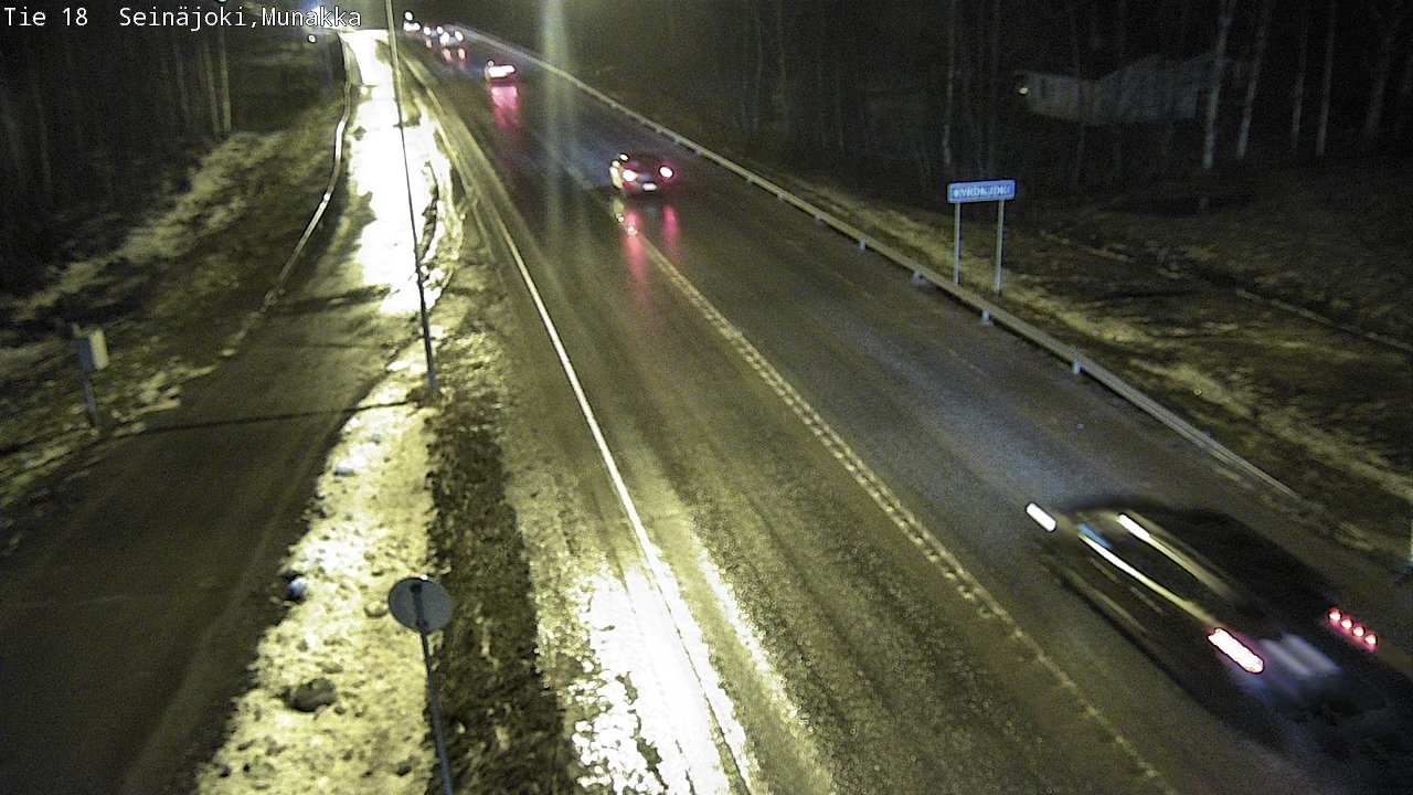 Weather Camera Image Road 18 Seinäjoki, Munakka, Seinäjoki, Etelä-Pohjanmaa