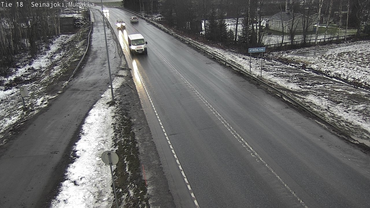 Weather Camera Image Road 18 Seinäjoki, Munakka, Seinäjoki, Etelä-Pohjanmaa