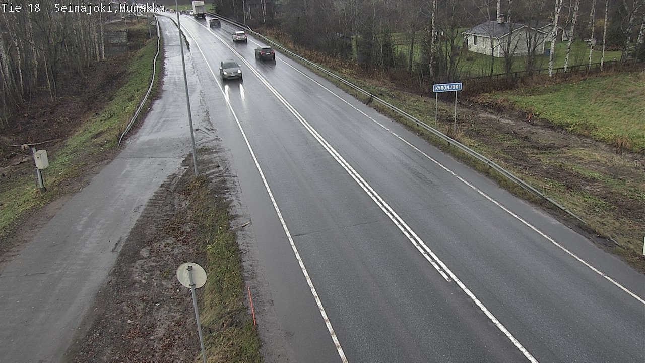 Weather Camera Image Väg 18 Seinäjoki, Munakka, Seinäjoki, Etelä-Pohjanmaa