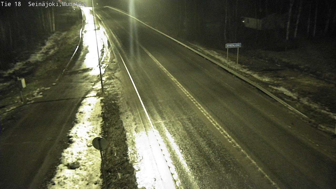 Weather Camera Image Road 18 Seinäjoki, Munakka, Seinäjoki, Etelä-Pohjanmaa