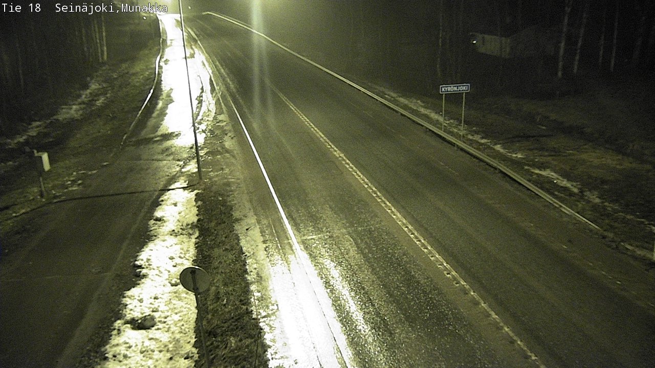 Weather Camera Image Road 18 Seinäjoki, Munakka, Seinäjoki, Etelä-Pohjanmaa