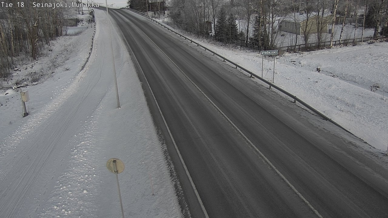 Weather Camera Image Road 18 Seinäjoki, Munakka, Seinäjoki, Etelä-Pohjanmaa