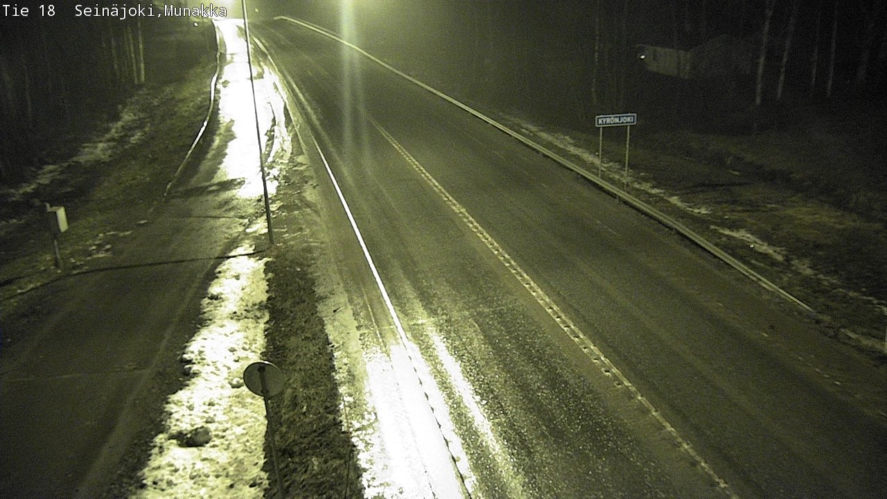 Weather Camera Image Road 18 Seinäjoki, Munakka, Seinäjoki, Etelä-Pohjanmaa