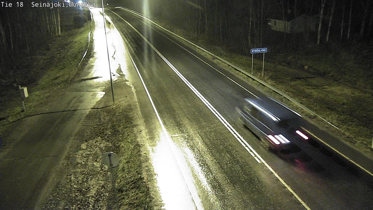 Weather Camera Image Road 18 Seinäjoki, Munakka, Seinäjoki, Etelä-Pohjanmaa