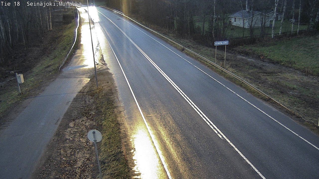 Weather Camera Image Road 18 Seinäjoki, Munakka, Seinäjoki, Etelä-Pohjanmaa
