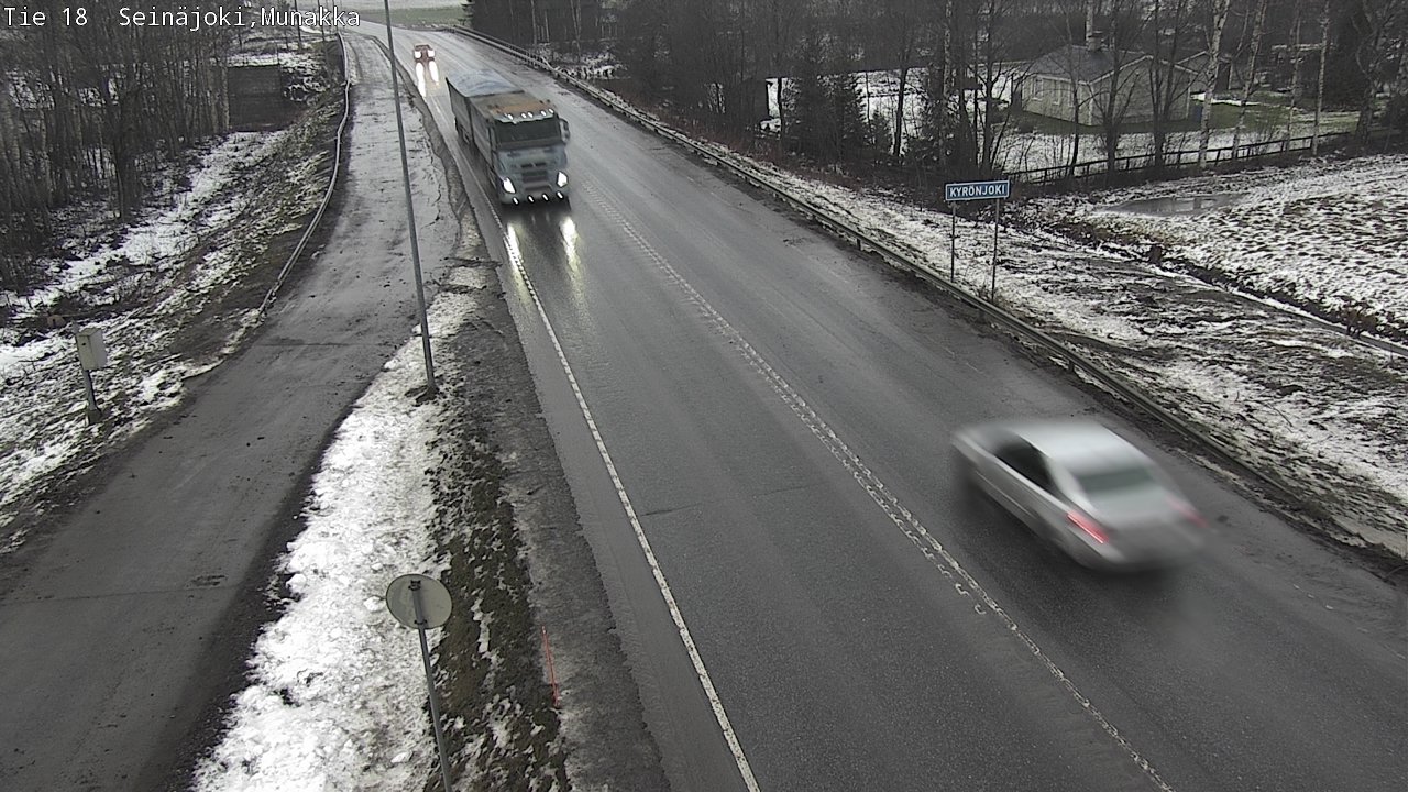 Weather Camera Image Road 18 Seinäjoki, Munakka, Seinäjoki, Etelä-Pohjanmaa