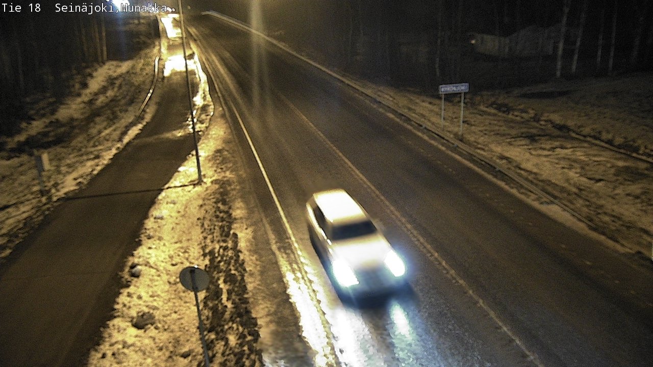 Weather Camera Image Road 18 Seinäjoki, Munakka, Seinäjoki, Etelä-Pohjanmaa