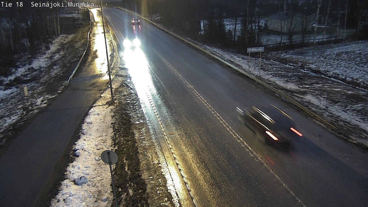 Weather Camera Image Road 18 Seinäjoki, Munakka, Seinäjoki, Etelä-Pohjanmaa