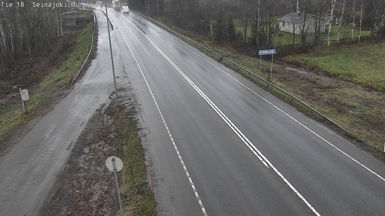 Weather Camera Image Väg 18 Seinäjoki, Munakka, Seinäjoki, Etelä-Pohjanmaa