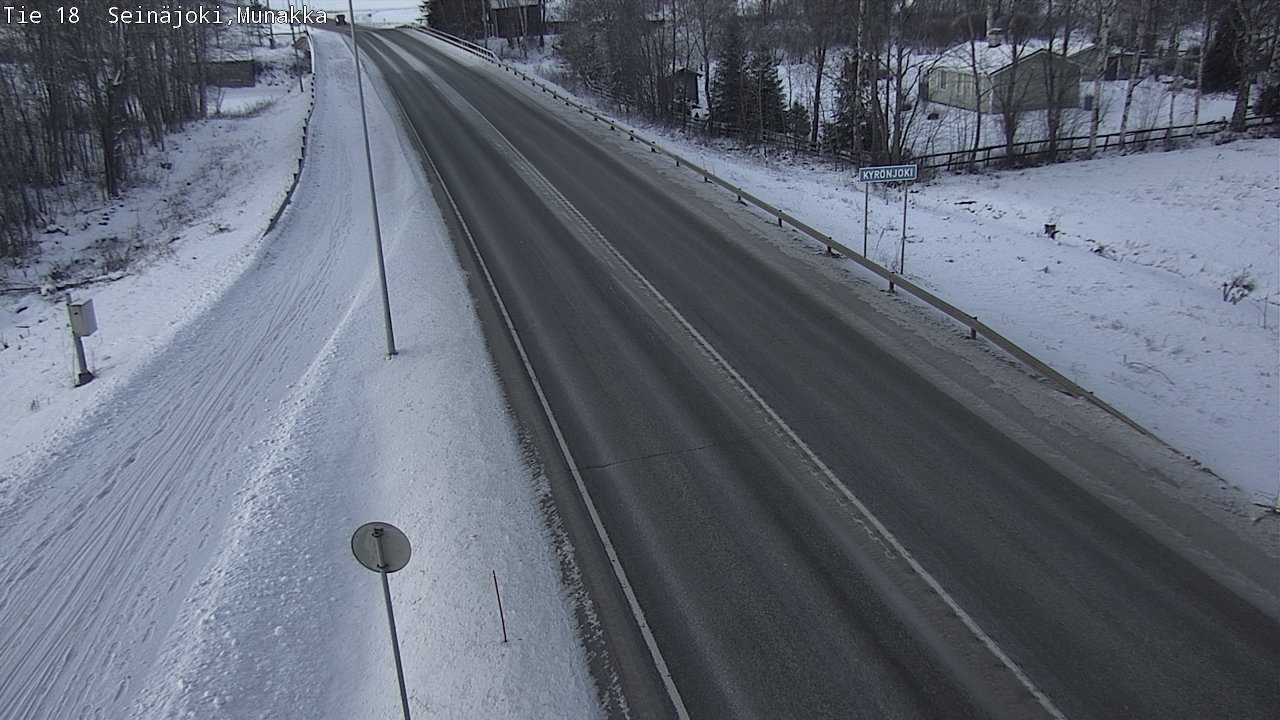 Weather Camera Image Road 18 Seinäjoki, Munakka, Seinäjoki, Etelä-Pohjanmaa