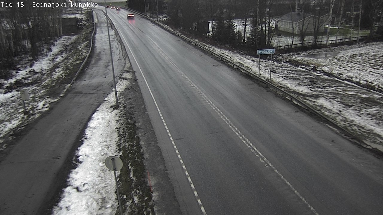 Weather Camera Image Road 18 Seinäjoki, Munakka, Seinäjoki, Etelä-Pohjanmaa