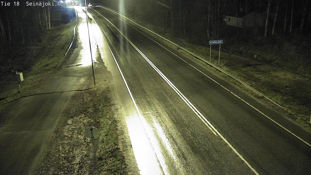 Weather Camera Image Road 18 Seinäjoki, Munakka, Seinäjoki, Etelä-Pohjanmaa