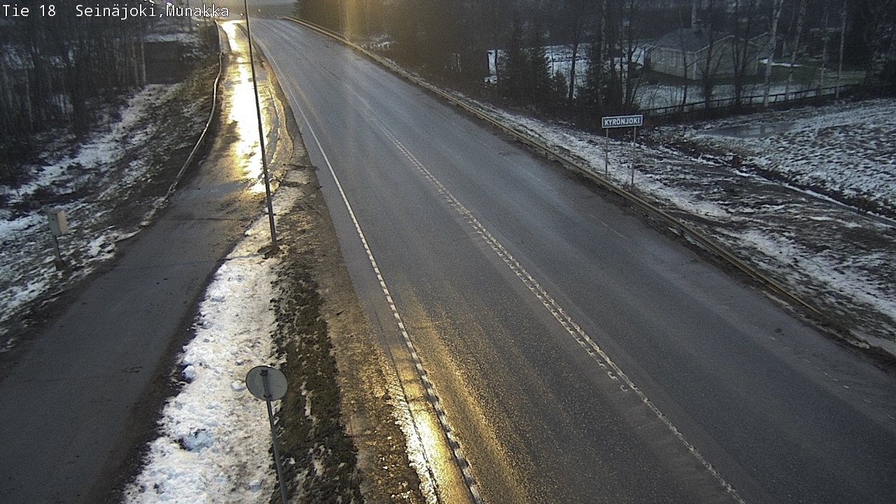 Weather Camera Image Road 18 Seinäjoki, Munakka, Seinäjoki, Etelä-Pohjanmaa