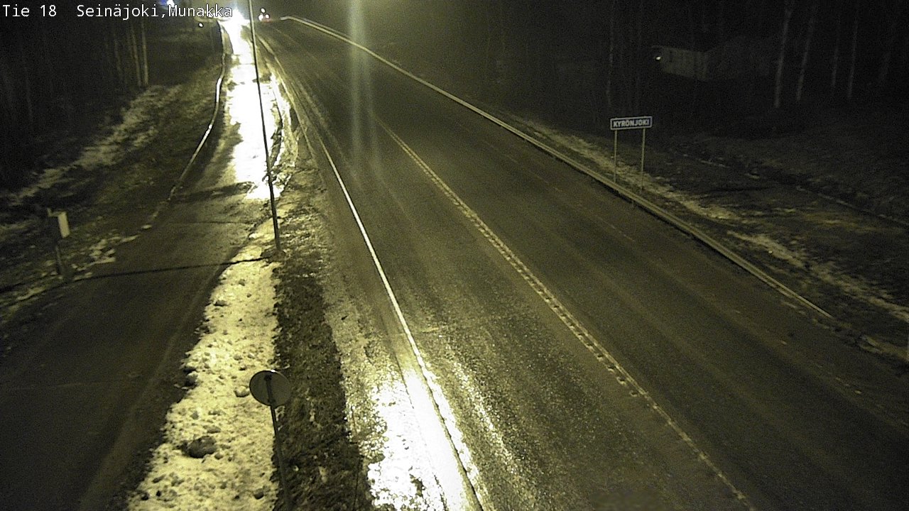 Weather Camera Image Road 18 Seinäjoki, Munakka, Seinäjoki, Etelä-Pohjanmaa