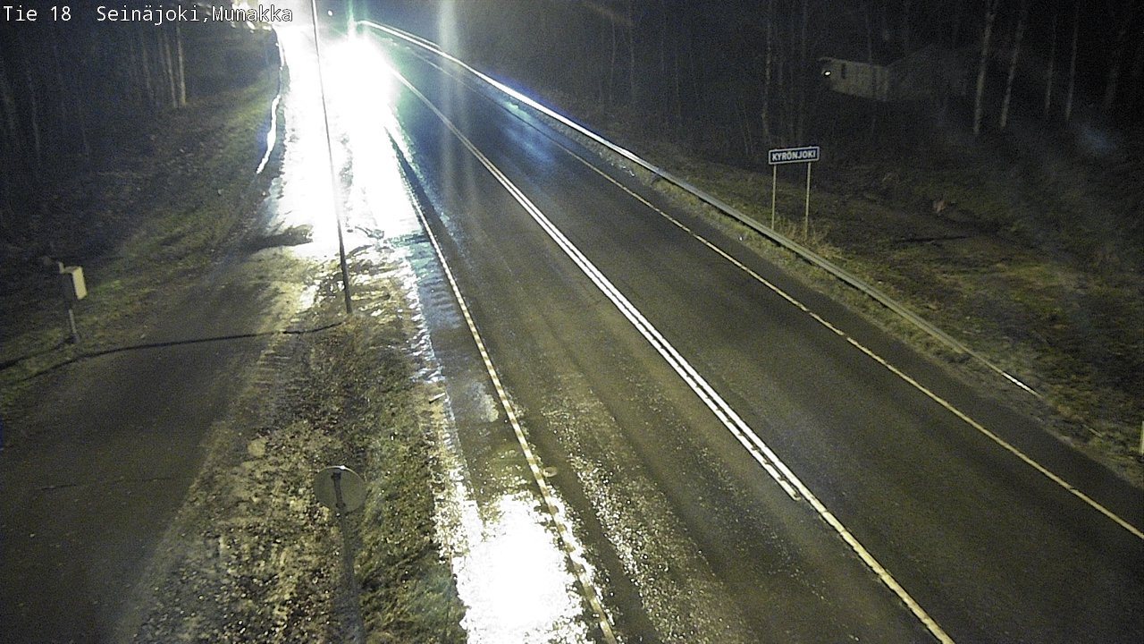 Weather Camera Image Väg 18 Seinäjoki, Munakka, Seinäjoki, Etelä-Pohjanmaa
