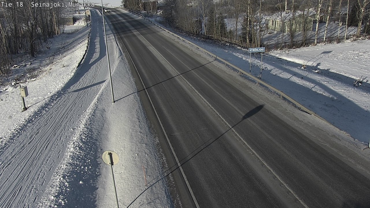 Weather Camera Image Road 18 Seinäjoki, Munakka, Seinäjoki, Etelä-Pohjanmaa