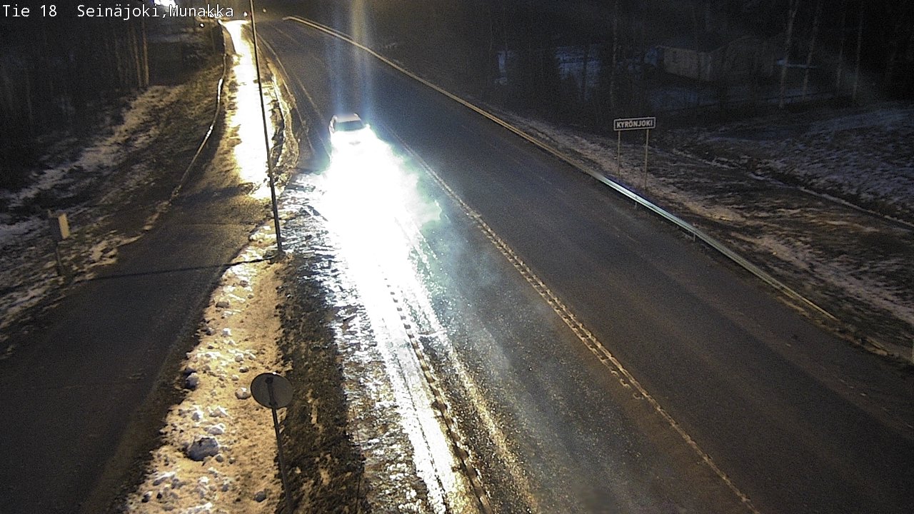 Weather Camera Image Road 18 Seinäjoki, Munakka, Seinäjoki, Etelä-Pohjanmaa