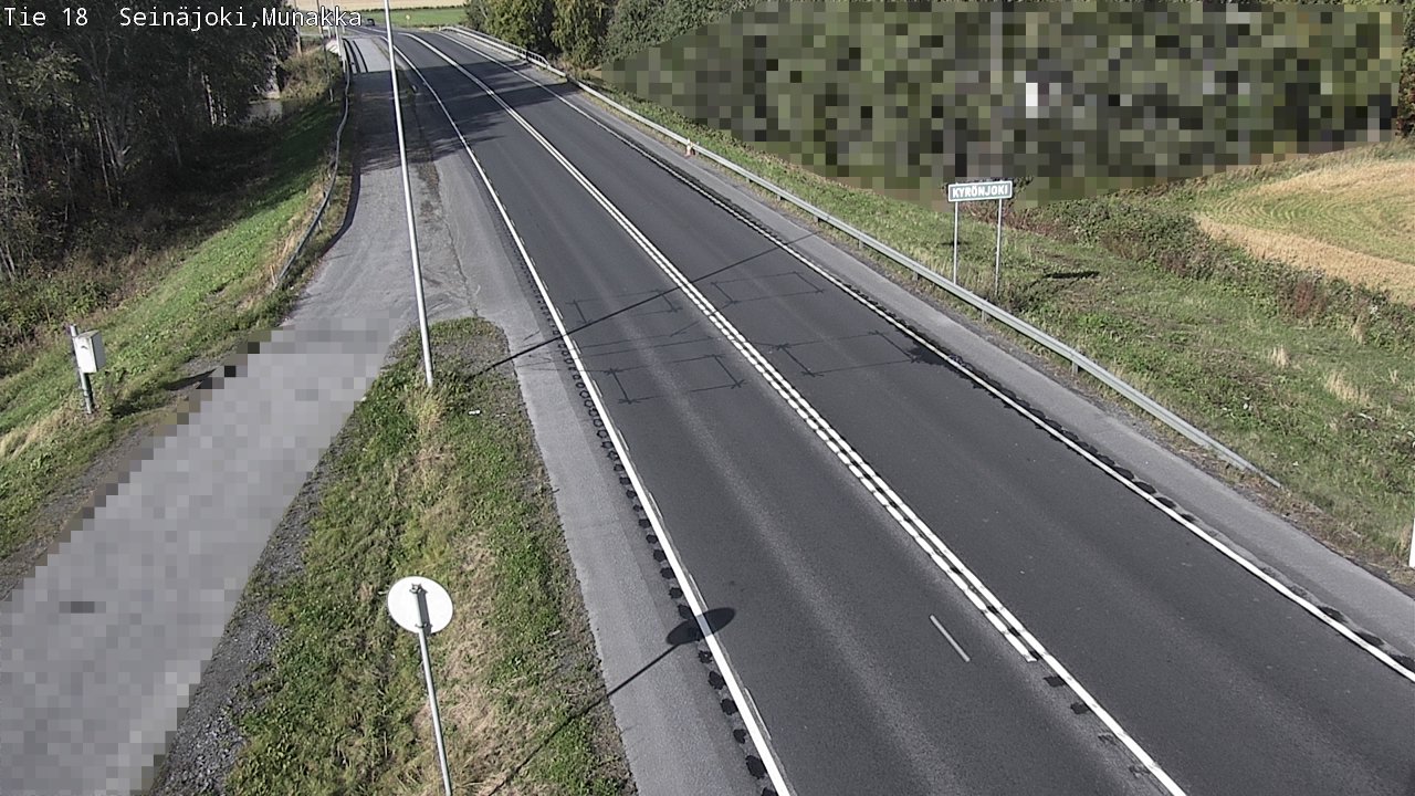 Weather Camera Image Road 18 Seinäjoki, Munakka, Seinäjoki, Etelä-Pohjanmaa