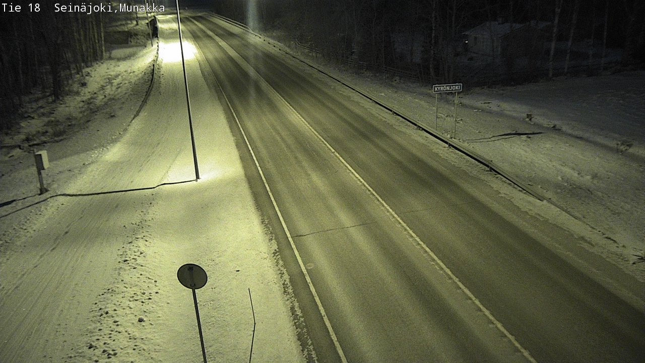 Weather Camera Image Väg 18 Seinäjoki, Munakka, Seinäjoki, Etelä-Pohjanmaa