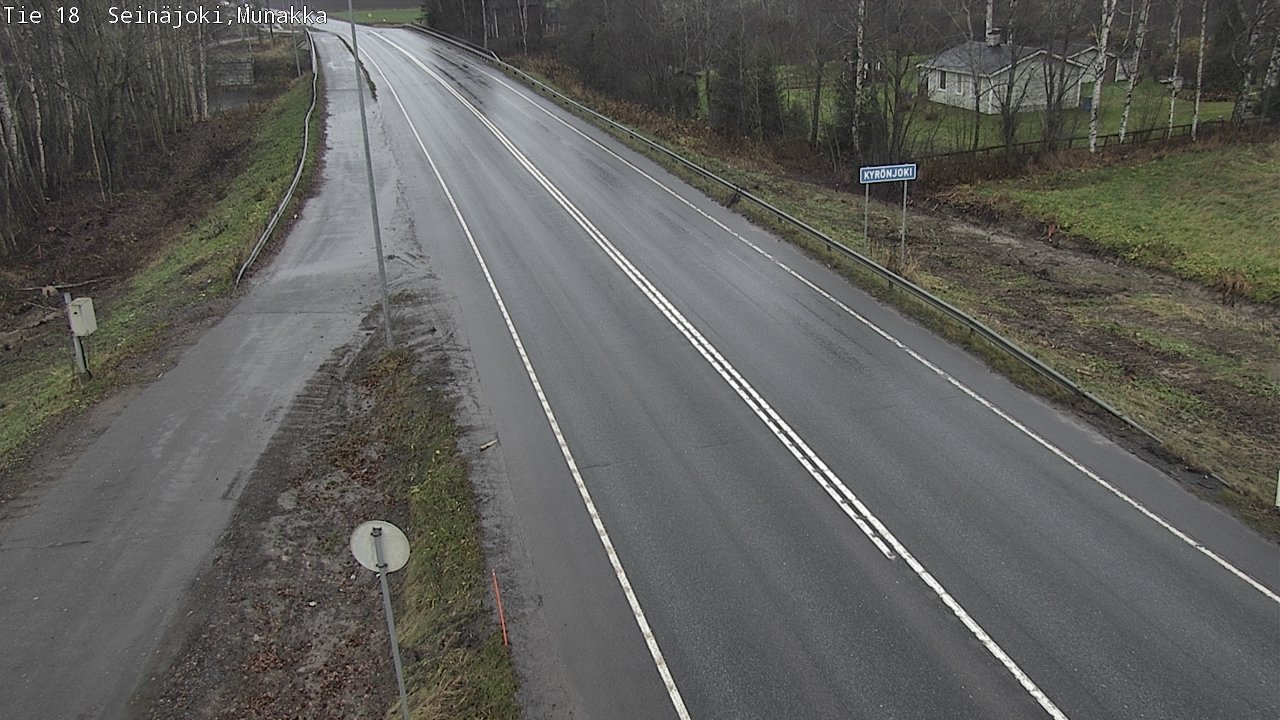 Weather Camera Image Väg 18 Seinäjoki, Munakka, Seinäjoki, Etelä-Pohjanmaa
