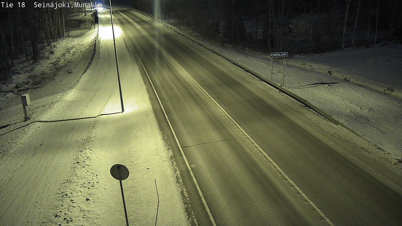 Weather Camera Image Road 18 Seinäjoki, Munakka, Seinäjoki, Etelä-Pohjanmaa